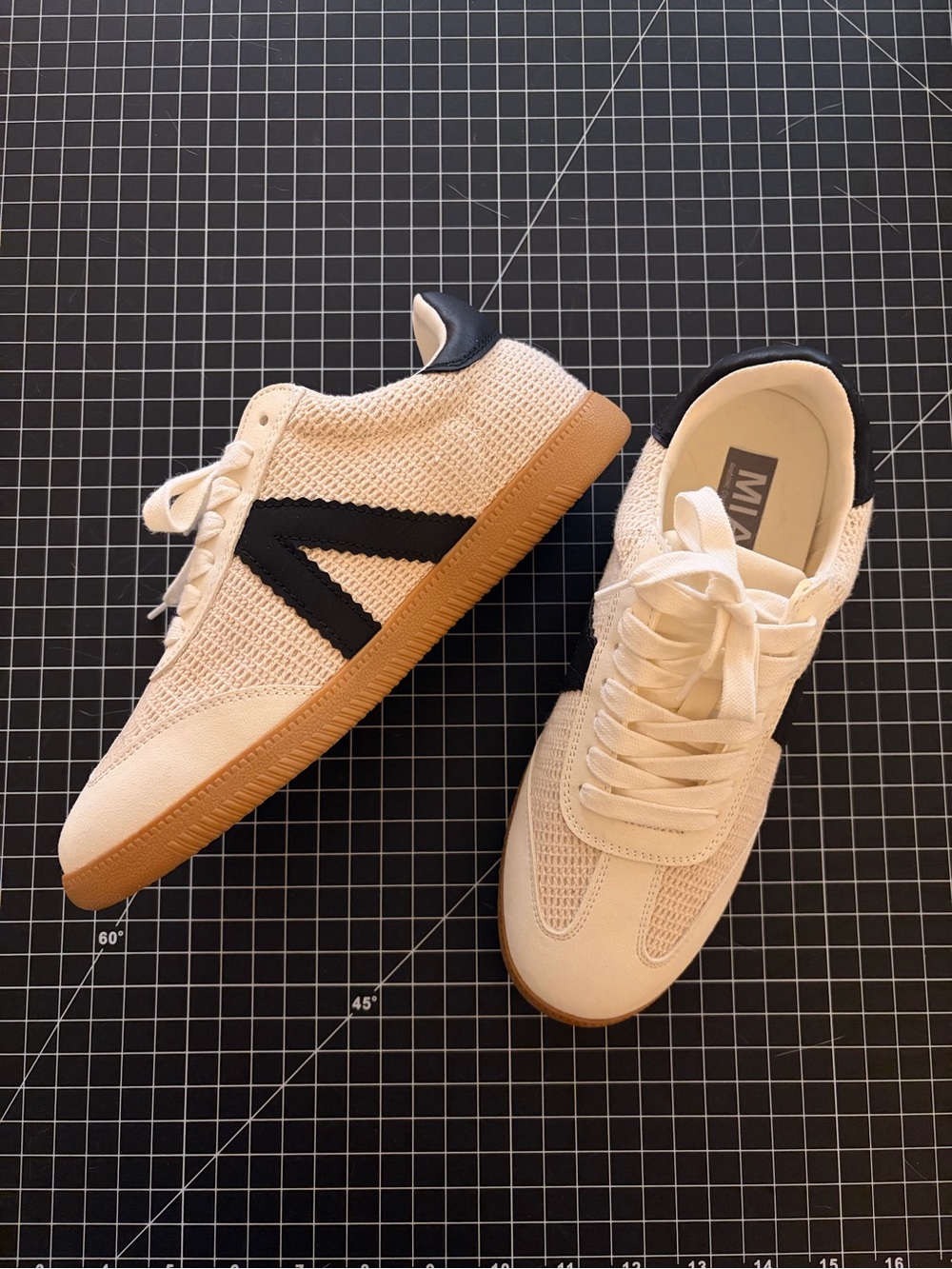 MIA Axel Lace Up Sneaker with Texture Detail